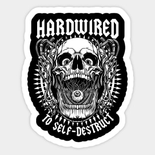 HARDWIRED Sticker